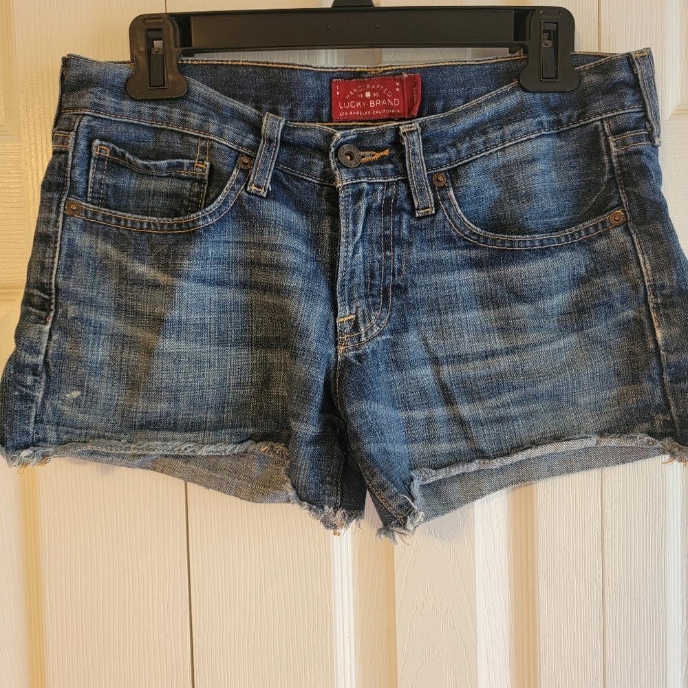 Lucky Brand cutoff jean shorts